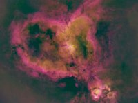 IC1805-1  Heart Nebula (Stars filtered out)