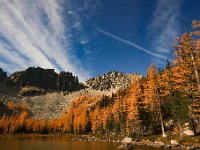 R6  2547  Upper Crater lake at night
