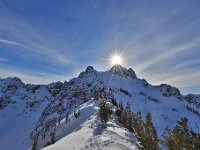 R6  2965  Sun over Cornice Peak