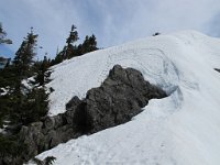  Up the middle, exposure on right is a couple thousand feet.